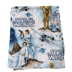 STAR WARS Sheet 1977 Bibb Twin Top Flat Sheet 64" x 86" VINTAGE